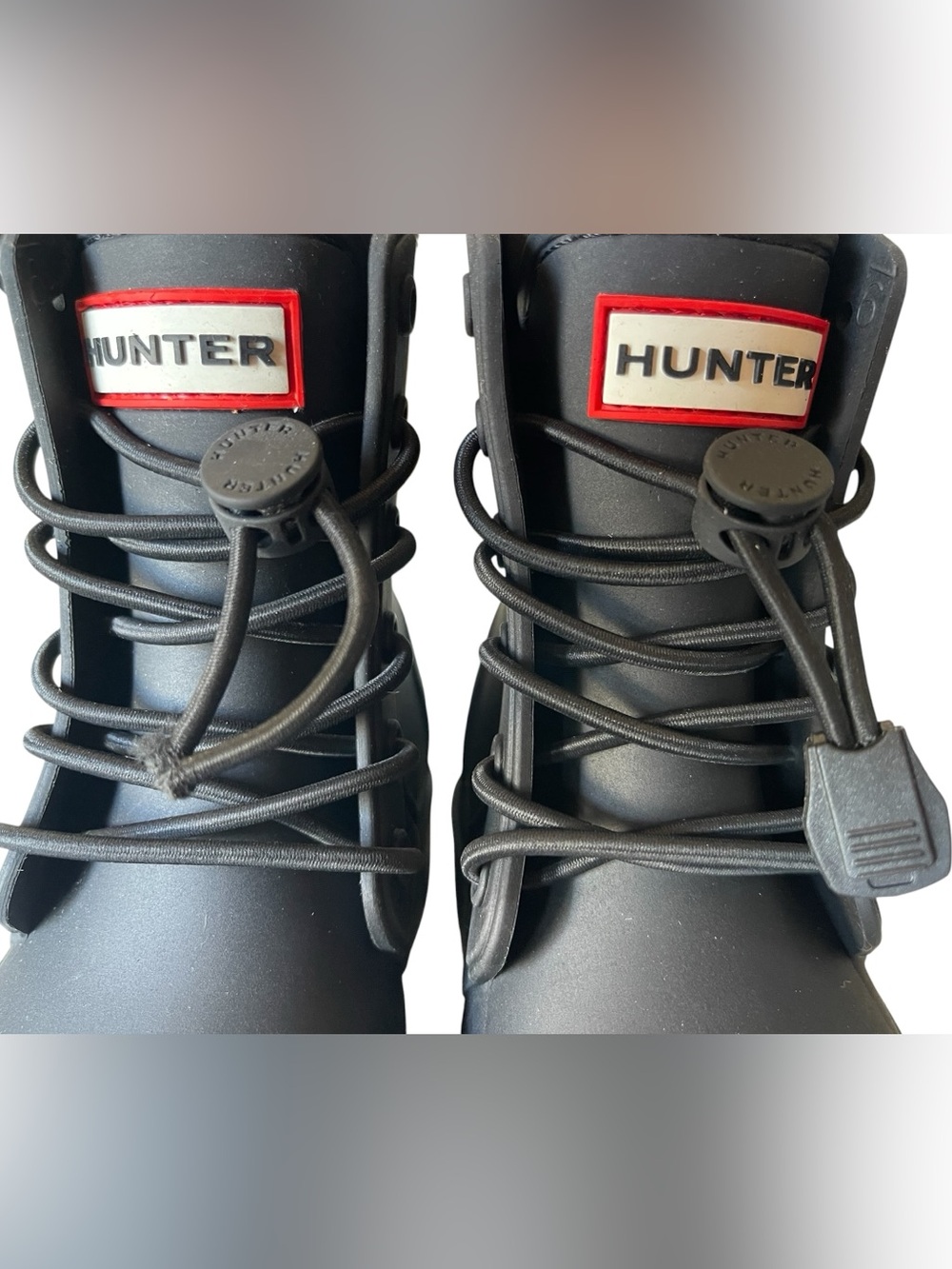 HUNTER Kids' Stamp Waterproof Lace-Up Rain Boot (little kids, toddler, walker) - Picture 11 of 11